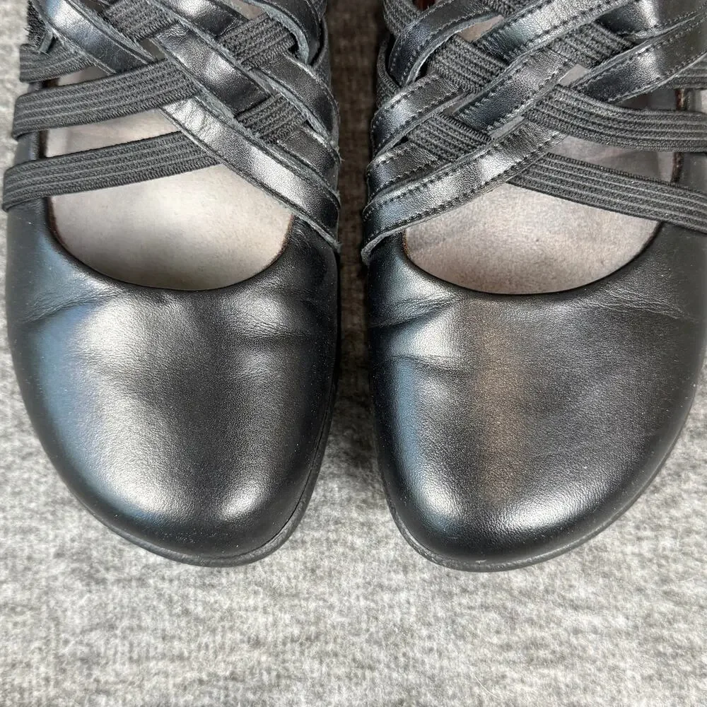 Naot Kawaka Black Slip-On Pull-Tab Orthopedic Mary Jane size 38 New in Box